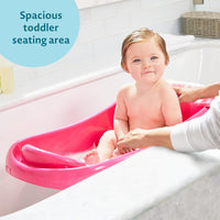 The First Years Newborn to Toddler Tub with Bath Sling, Pink