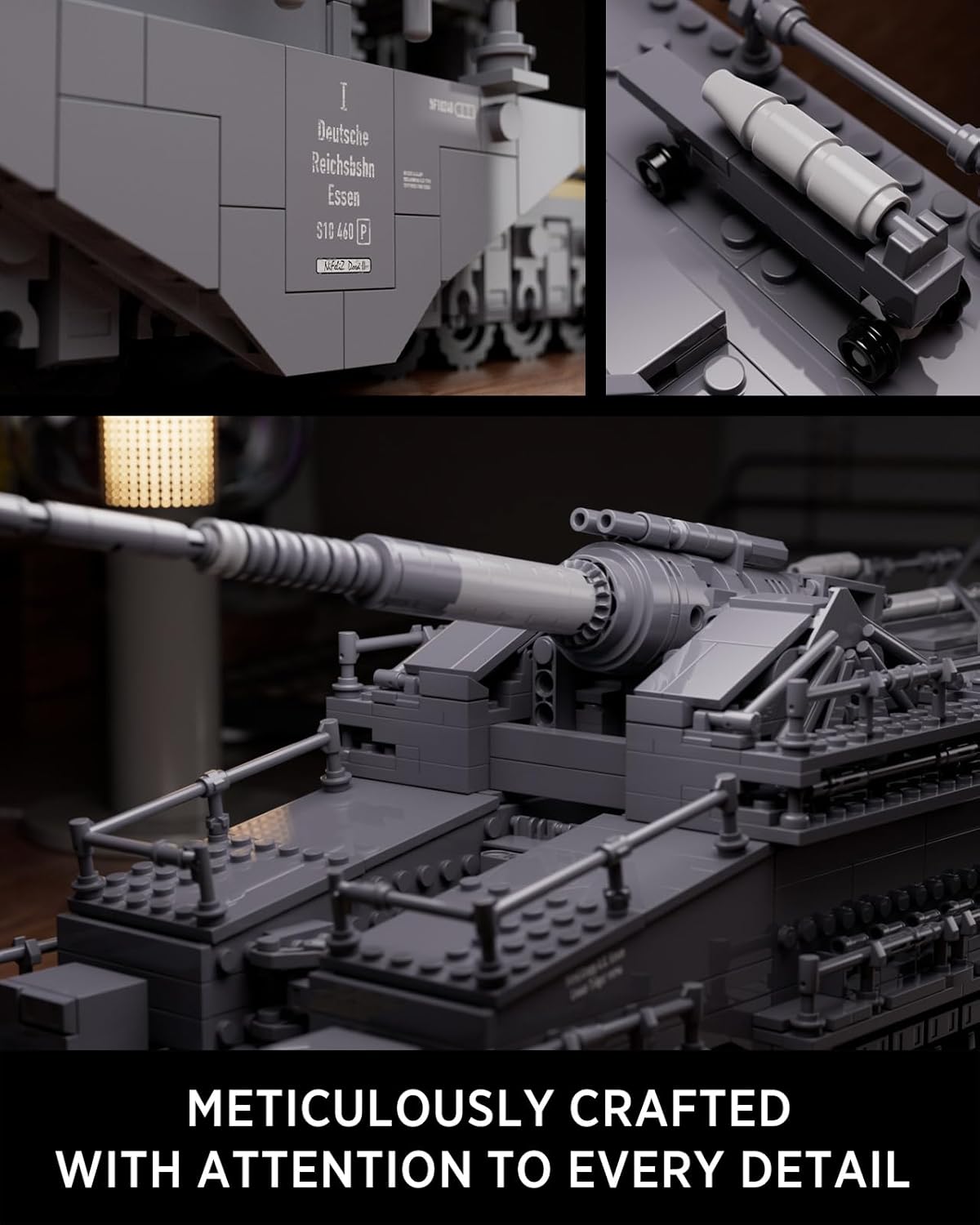 Nifeliz Dora, WW2 Classic Building Set, Collectible Military Model to Build and Display, Adult Gift Ideal for Military Enthusiasts (2,355 PCS, NF10240)