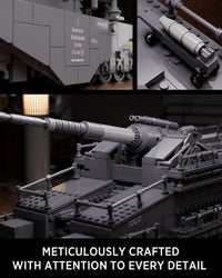 Nifeliz Dora, WW2 Classic Building Set, Collectible Military Model to Build and Display, Adult Gift Ideal for Military Enthusiasts (2,355 PCS, NF10240)