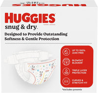 Huggies Size 8 Diapers, Snug & Dry Baby Diapers, Size 8 (46+ lbs), 38 Count