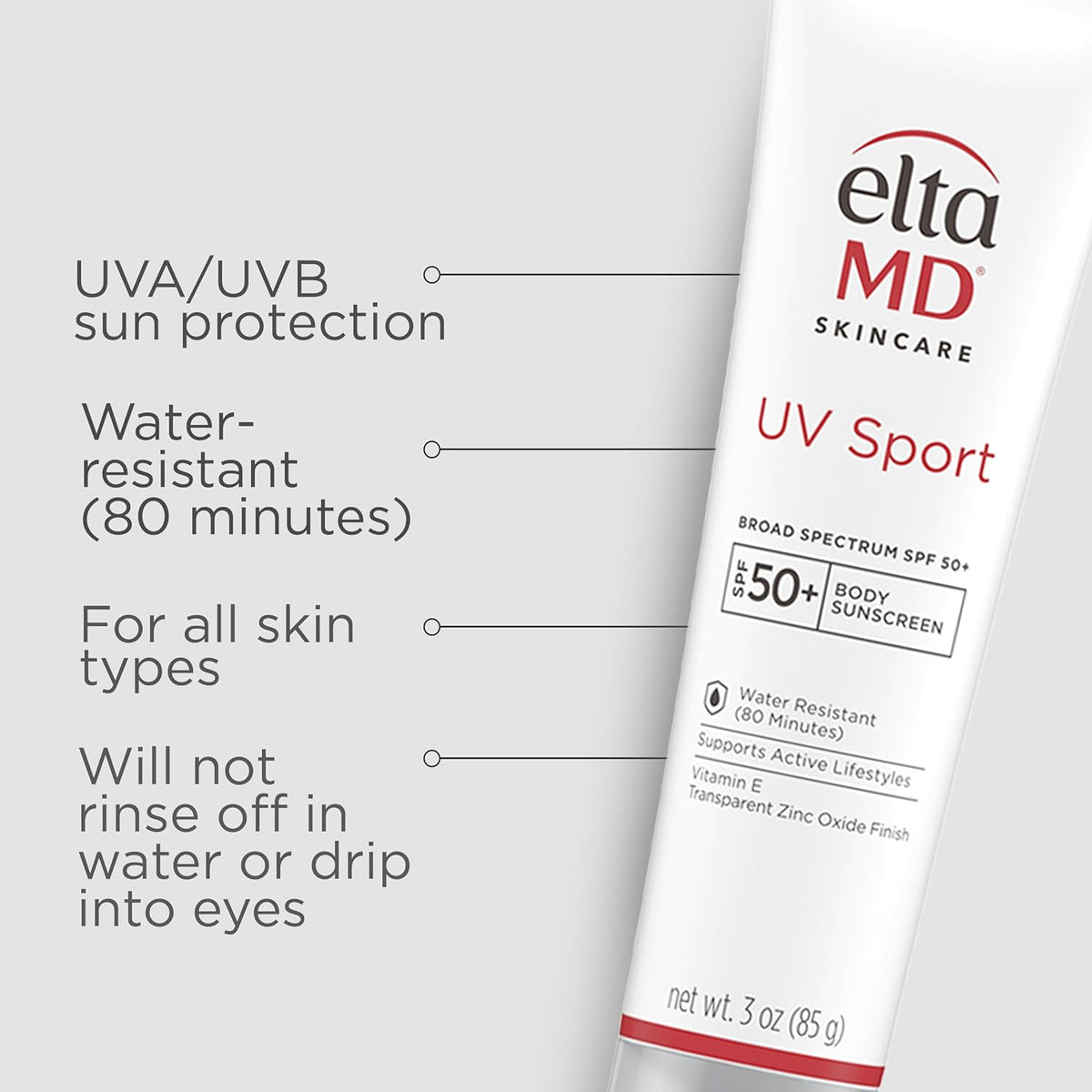 EltaMD Face and Body Zinc Oxide Sunscreen Set, Mineral-based formula, Dermatologist Recommended