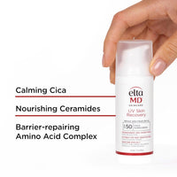 EltaMD UV Skin Recovery Face Sunscreen with Zinc Oxide, All Mineral, Safe for Sensitive Skin SPF 50