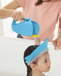 Skip Hop Baby Shower Cap Shield, Moby Bath Visor for Baby and Kids 9m +, Blue