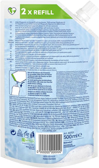 NIVEA Creme Soft Care Soap Refill Bag (500 ml), Nourishing Hand Soap with Almond Oil, Mild Scented Liquid Soap for Gentle and Hygienic Cleaning