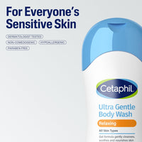 Cetaphil Ultra Gentle Refreshing Body Wash, For Dry to Normal, Sensitive Skin, 16.9oz