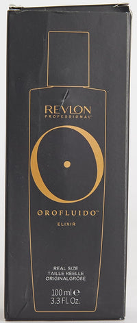 REVLON PROFESSIONAL Orofluido Argan Oil Elixir, 100 ml, Nourishing Leave in Hair Care with Argan Oil, Smoothing Hair Oil for Smooth, Shiny Hair, with Anti Frizz, Vegan