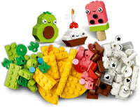 LEGO Classic Creative Food Friends Building Blocks Set, Kids Construction Toy for 4+ Year Old Boys and Girls, incl. Assorted Bricks to Build a Cupcake, Ice Cream & More, Kitchen Food Playset 11039