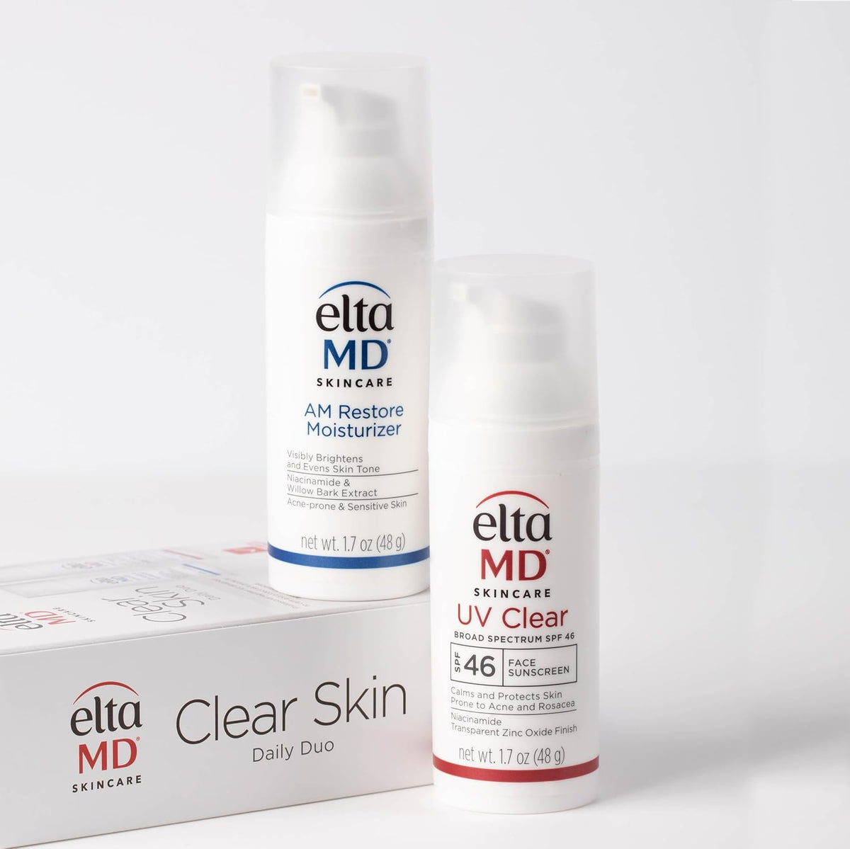 EltaMD AM Therapy Facial Moisturizer Lotion, Oil Free Face Moisturizer with Hyaluronic Acid, Hydrates and Moisturizes Skin, Lightweight Formula, Safe for Sensitive Skin