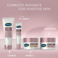 Cetaphil Face Wash, Healthy Radiance Gentle Exfoliating Cleanser, Visibly Reduces Look of Dark Spots and Hyperpigmentation, Designed for Sensitive Skin, Hypoallergenic, Fragrance Free, 4.2oz