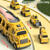 5-in-1 Construction Truck Toys for Boys and Girls Age 2 3 4 5 - Toddlers