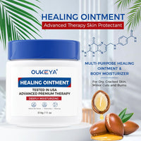 Healing Ointment, Advanced Therapy Skin Protectant,Soothes Cracked Hands and Chapped Lips