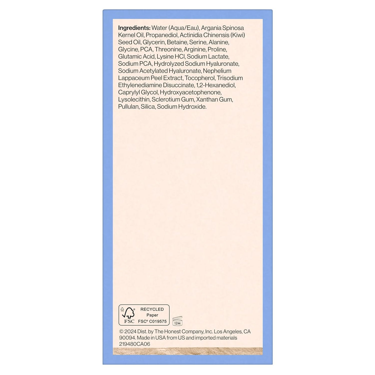Honest Beauty Stay Hydrated Hyaluronic Acid + NMF Serum | Moisturizes + Reduces Fine Lines | 1 fl oz