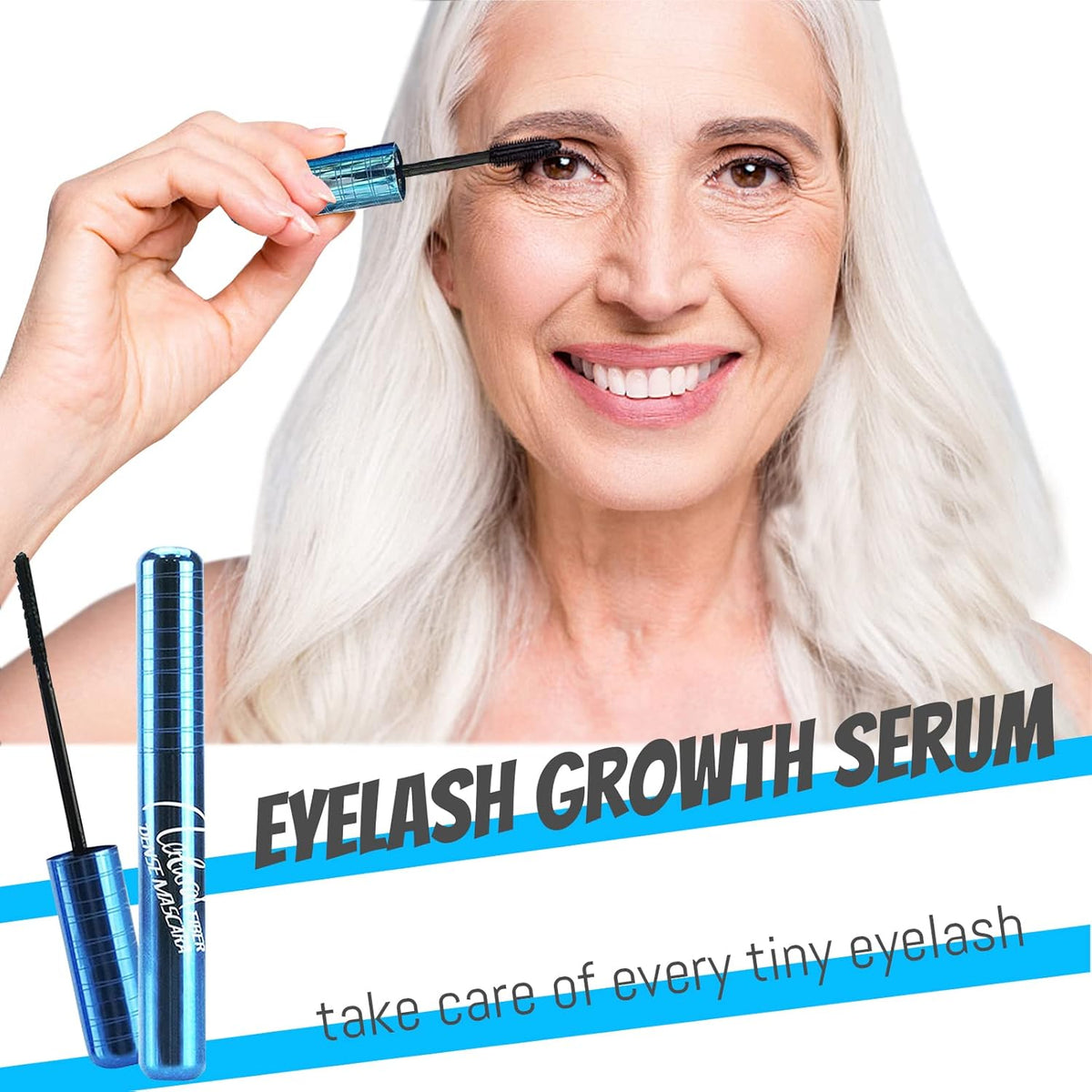 Mascara for Older Women 60 Plus Sensitive Eyes (2pcs)