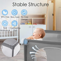 Extra Large Baby Playpen, GuanfeiTech 200 * 180cm Playyard Play Pens
