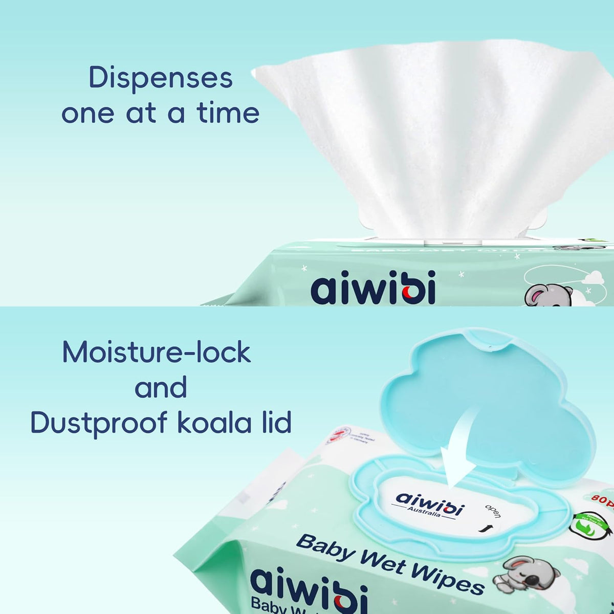 Baby Wipes Sensitive Skin Wet Wipes, 99% Purified Water, Aloe, Natural Tea Tree Oil (960 Count))