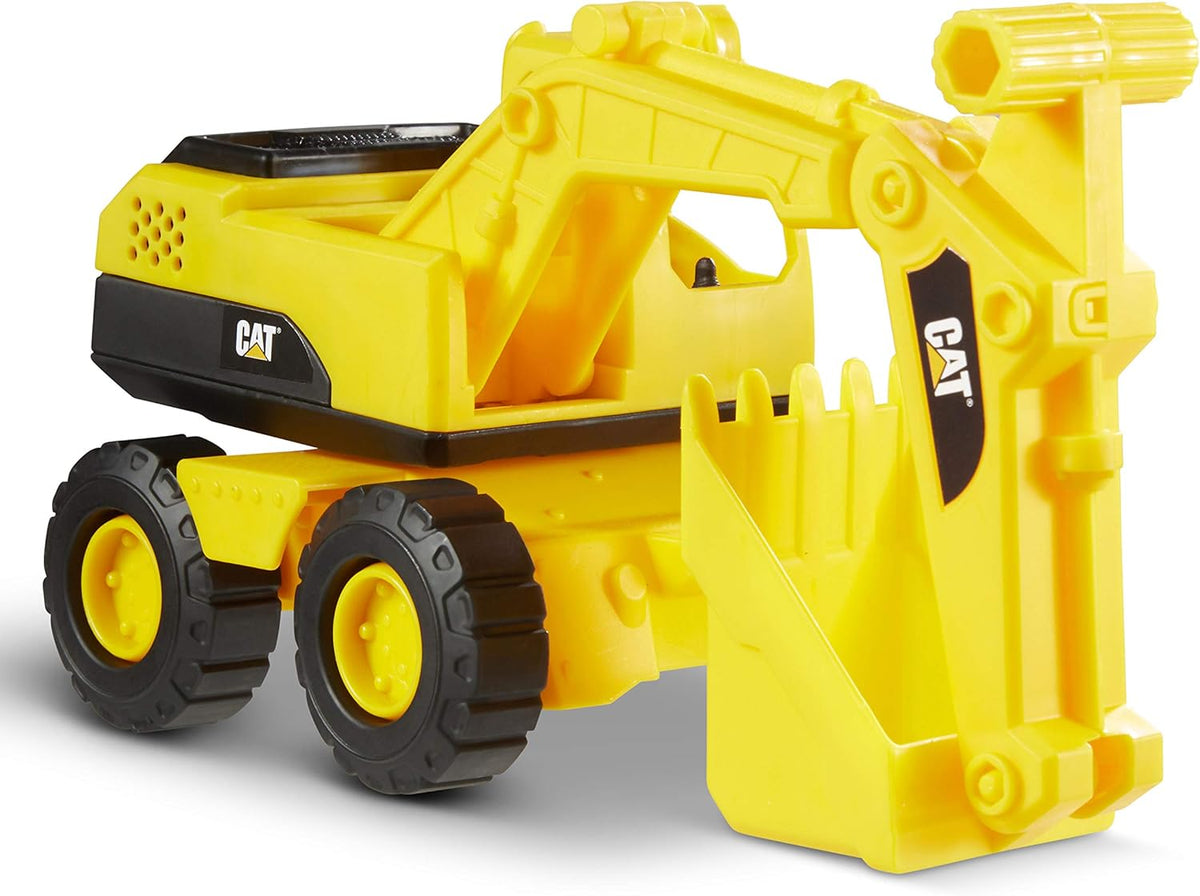 CatToysOfficial Excavator Construction Vehicle, Yellow
