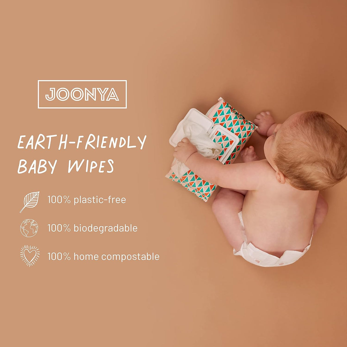 Joonya Baby Wipes - Non-Toxic, Biodegradable Baby Wipes for Calm, Healthy Skin - Fragrance Free Baby Wipes - Bulk Baby Wipes - 24 Packs of 80 Nappy Wipes (1920)