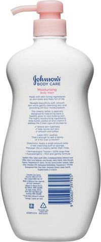 Johnson's Body Care Moisturising Body Wash 1L | With shea butter| jojoba oil and vitamin E| Relieve skin tightness| Revive dull skin| Smooth and soften