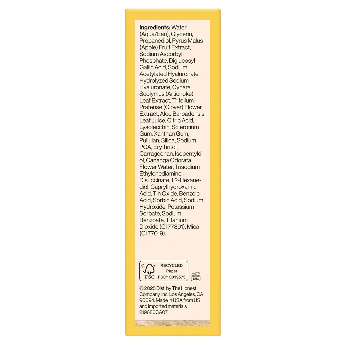 Honest Beauty Vitamin C Radiance Brightening Serum | Improves Skin Tone + Complexion | Vitamin C, Pearl, Hyaluronic Acid | EWG Verified + Cruelty Free | 1 fl oz