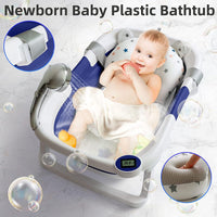 Baby Bath Tub Foldable Bathtub| Blue and White