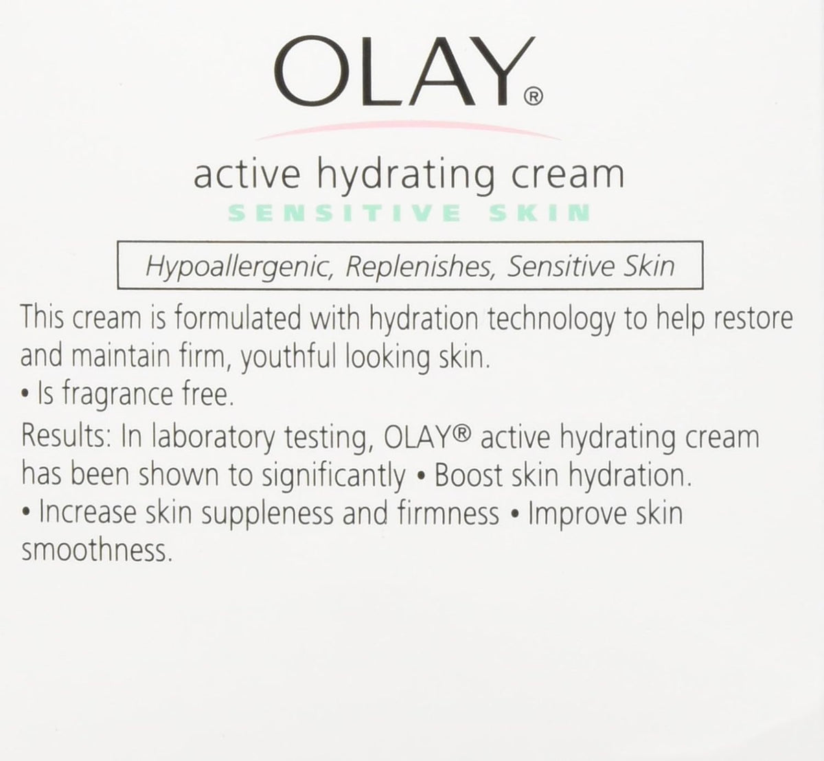Olay Moisturising Cream Sensitive Skin, 100g