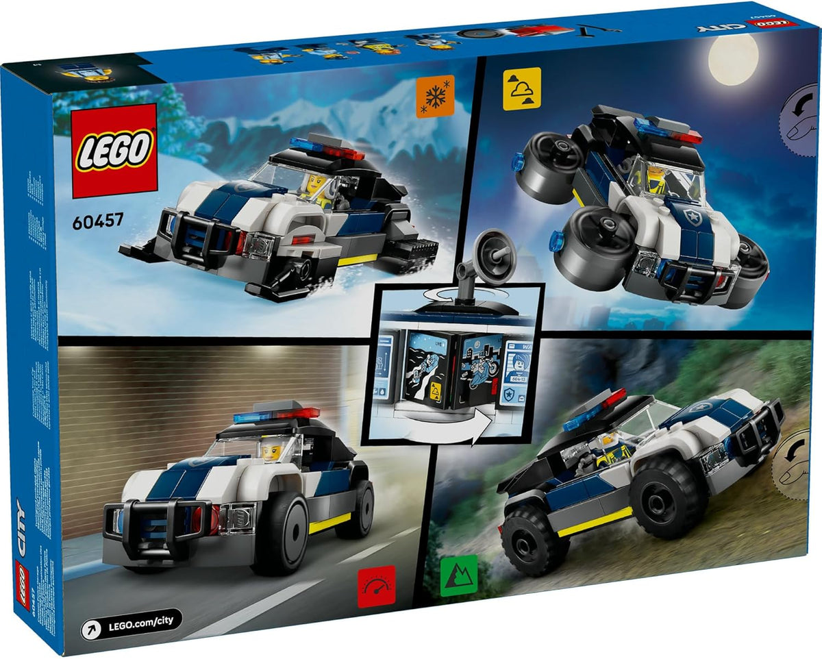 LEGO® City Custom Police Car Garage 60457 Toy Set for Real-Life Heroes Aged 6 and Up