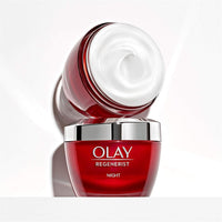 Olay Regenerist Crema De Noche, Fórmula Con Niacinamida (Vitamina B3) Y Péptidos, Hidrata Al Instante Y Durante 24H, Piel Más Firme En 14 Días, 50 ml