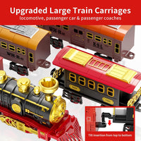 Train Set - Train Toys for Boys w/Smokes, Lights & Sound