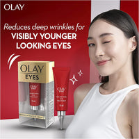 Olay Eyes Pro Retinol Eye Cream Treatment for Deep Wrinkles, 15 Millilitres
