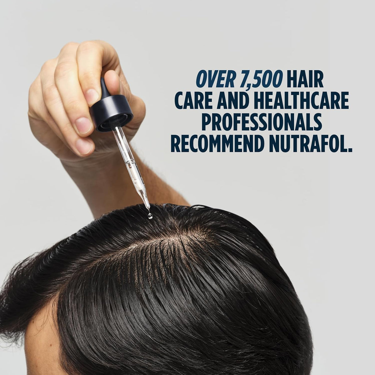 Nutrafol Men's Hair Serum, Clinically Tested to Support Visibly Thicker Hair and Scalp - 30mL
