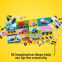 LEGO Classic Creative Vehicles, Colourful Model Car Toys for 5+ Year Old Boys & Girls