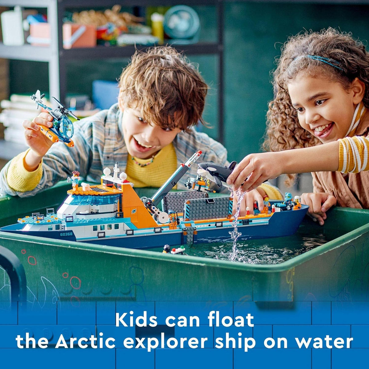 LEGO® City Arctic Explorer Ship 60368 Building Toy Set