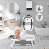 STEUGO Baby Bath Tub for Newborn (Grey)