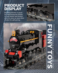 dOvOb GWR Classic Steam Train Building Kit with Train Track, Collectible Steam Locomotive Engineering Toys Set for Kids and Adult (789 PCS)