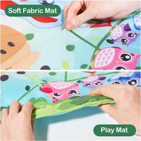 Baby Gym Play Mat, Play Piano Gym with Tummy Time Activity Mat