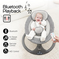 Baby Swings for Infants to Toddler, Electric Baby Swing and Infant Swings for Newborn  (Gray)
