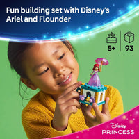 LEGO Disney Twirling Ariel Playset, Princess Toy for 5+ Year Old Girls & Boys,Set for Toddlers 43259