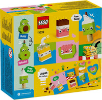 LEGO Classic Creative Food Friends Building Blocks Set, Kids Construction Toy for 4+ Year Old Boys and Girls, incl. Assorted Bricks to Build a Cupcake, Ice Cream & More, Kitchen Food Playset 11039