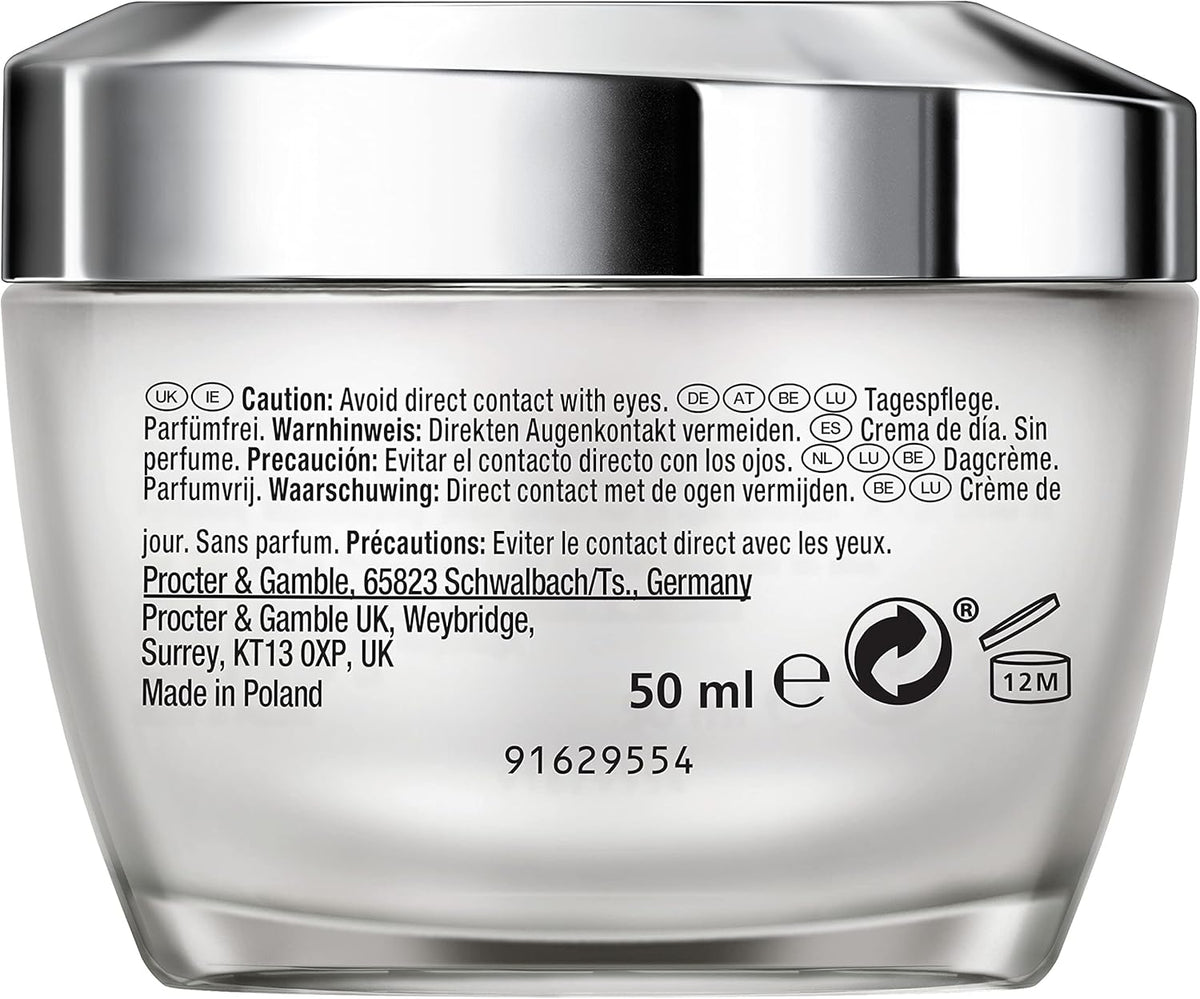 Olay Collagen Peptide 24 Day Cream (50 g) with Collagen Peptides and Vitamin B3, Women's Face Cream, Strong, Moisturising for Radiant Skin, Perfume Free