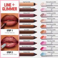 REVLON Super Lustrous Glimmer Gloss, Non-Sticky Lip Gloss, High-Shine Finish, Plant-Based Glitter, 004 Happy Hour, 0.13 fl oz