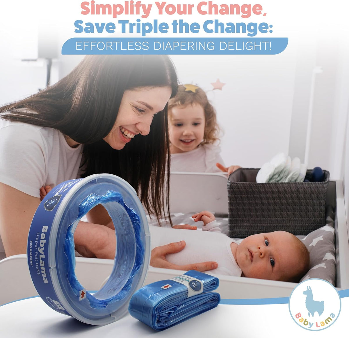 Refill Film for Nappy Bin Refill Cassettes Compatible with Angelcare,Pack of 20