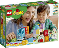 LEGO DUPLO My First Alphabet Truck 10915 ABC Letters Learning Toy for Toddlers, Fun Kids’ Educational Building Toy