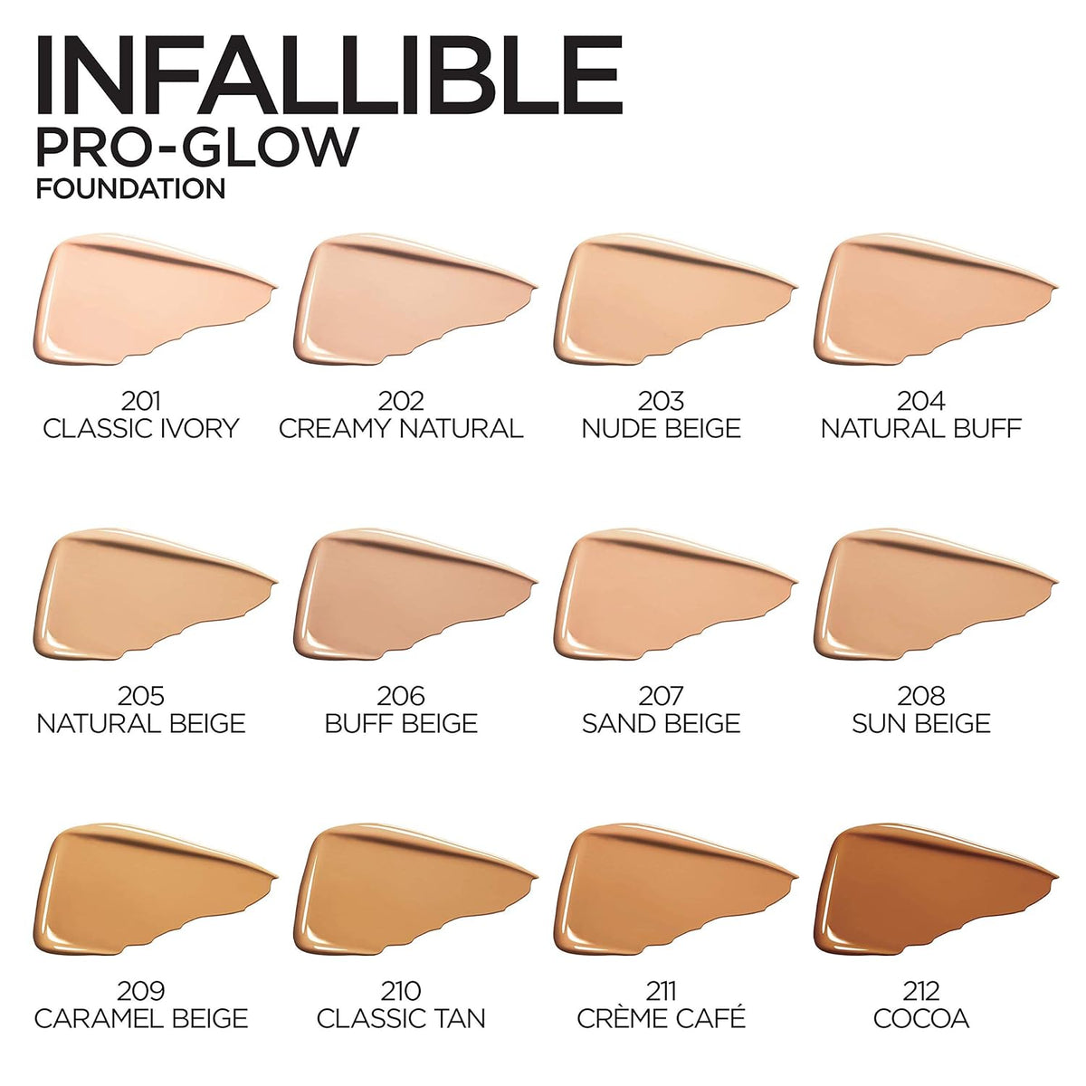 L’Oréal Paris Infallible Pro-Glow Foundation, Creme Cafe, 1 fl; oz. (Pack of 2)