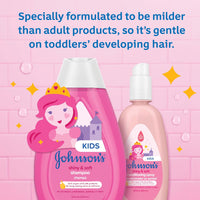 Johnson's Baby Shiny & Soft Tear-free Kids Shampoo With Argan Oil, Gentle & Sulfate-free, 13.6 fl. oz.