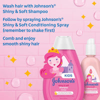 Johnson's Baby Shiny & Soft Tear-free Kids Shampoo With Argan Oil, Gentle & Sulfate-free, 13.6 fl. oz.