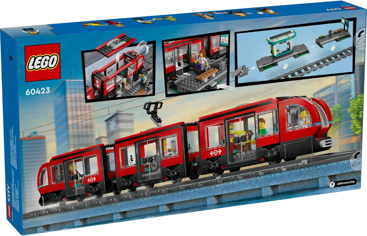 LEGO® City Downtown Tram and Station 60423  Aged 7 Plus