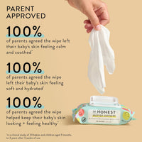 The Honest Company Plant-Based Snot Removing Wipes | Soothing Nose + Face Wipes with Aloe | Hypoallergenic for Sensitive Skin, EWG Verified | Fragrance Free, 60 Count