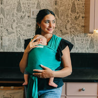 Moby Evolution Wrap Baby Carrier, Emerald