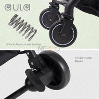 Mamakiddies Baby Pram & Stroller, One-Hand Compact Fold