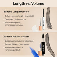Honest Beauty 2-in-1 Extreme Length Clean Mascara + Lash Primer | Lengthening + Volumizing | EWG Verified + Cruelty Free | Black, .27 fl oz